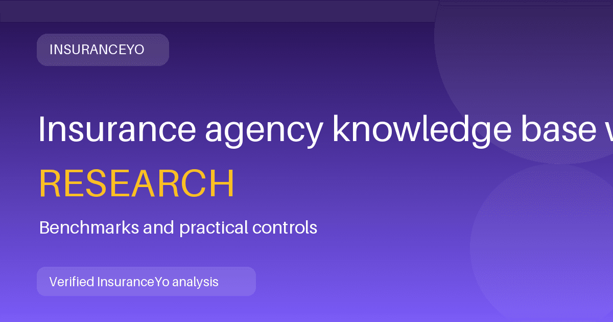 Insurance agency knowledge base workload research